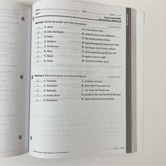 Abeka Homeschool Grade 6 Video Manual - Picture 7 of 12